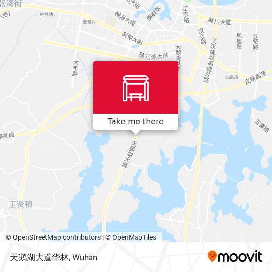 天鹅湖大道华林 map
