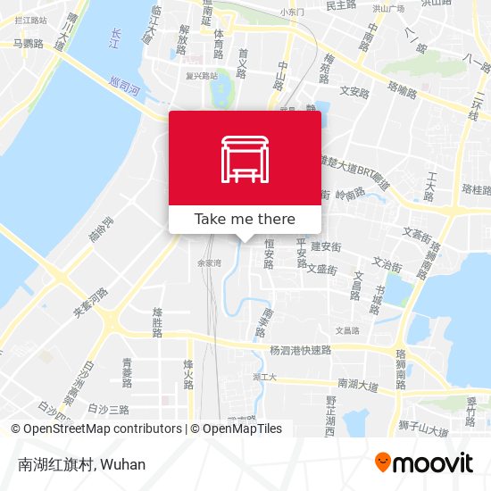南湖红旗村 map