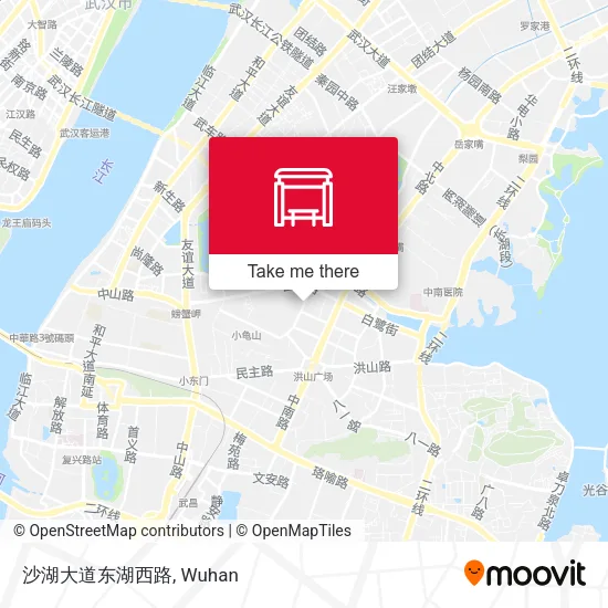 沙湖大道东湖西路 map