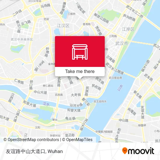 友谊路中山大道口 map