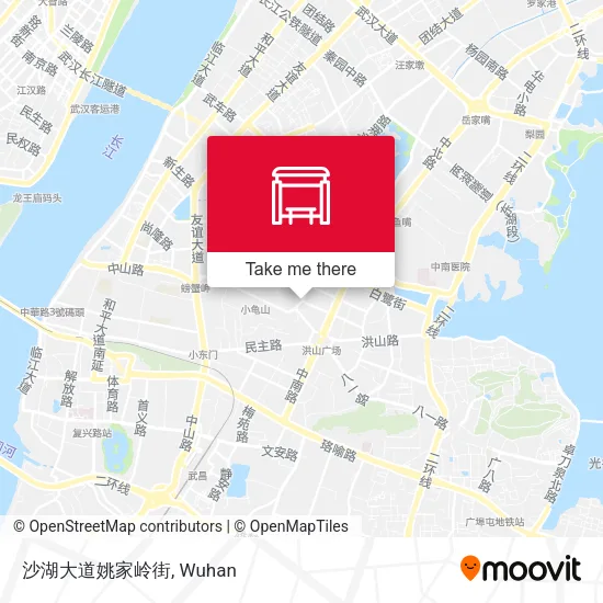 沙湖大道姚家岭街 map