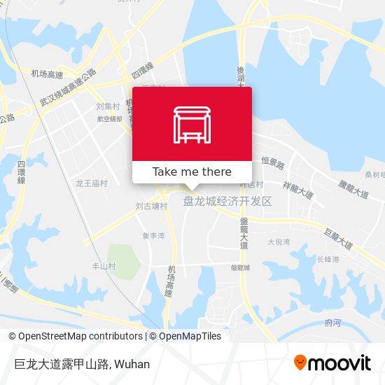 巨龙大道露甲山路 map