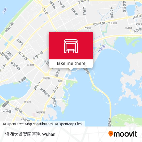 沿湖大道梨园医院 map