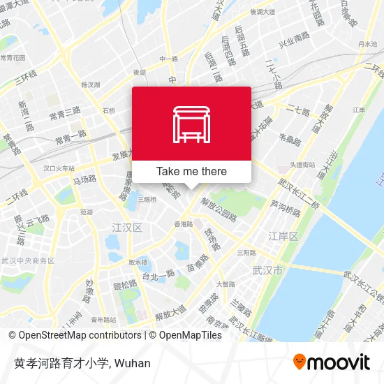黄孝河路育才小学 map