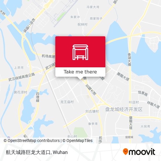 航天城路巨龙大道口 map