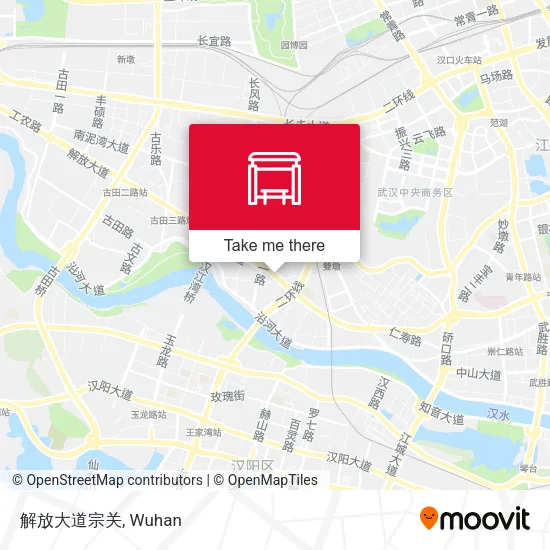 解放大道宗关 map