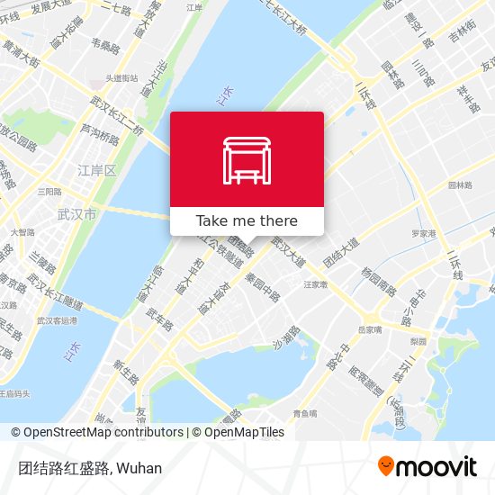 团结路红盛路 map