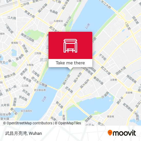 武昌月亮湾 map