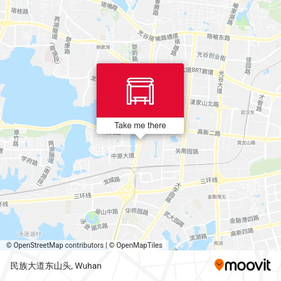 民族大道东山头 map