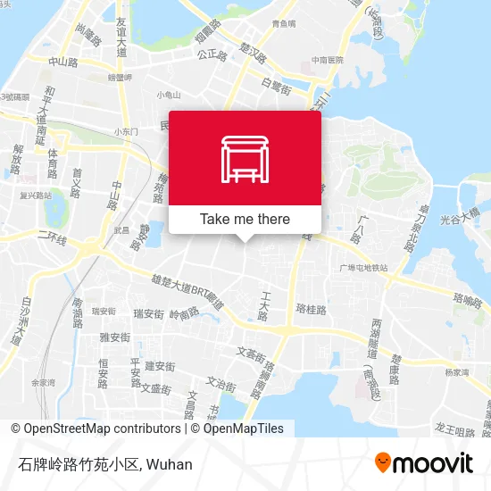 石牌岭路竹苑小区 map