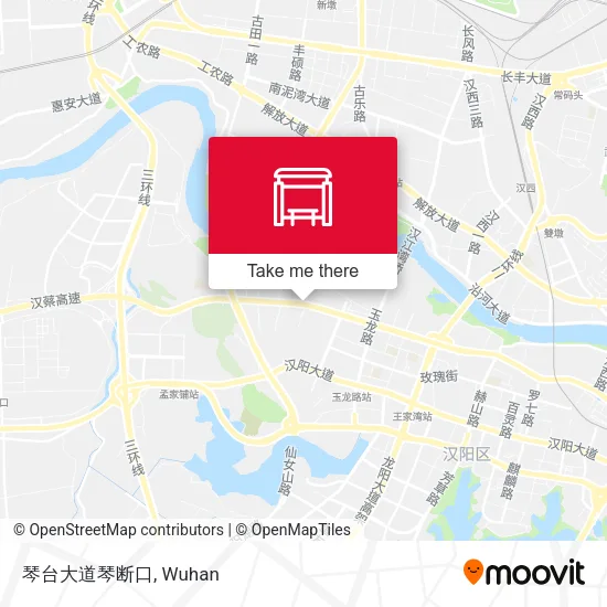 琴台大道琴断口 map