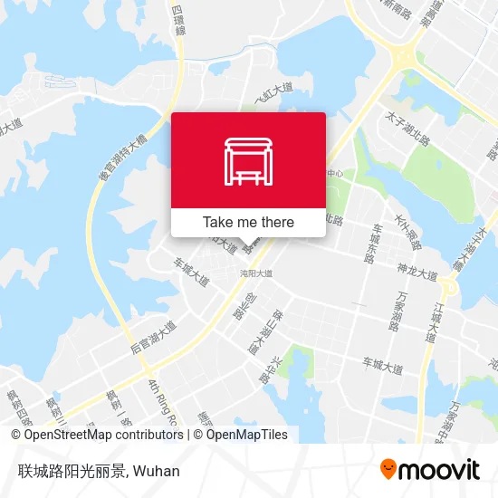 联城路阳光丽景 map