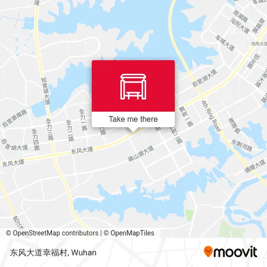 东风大道幸福村 map