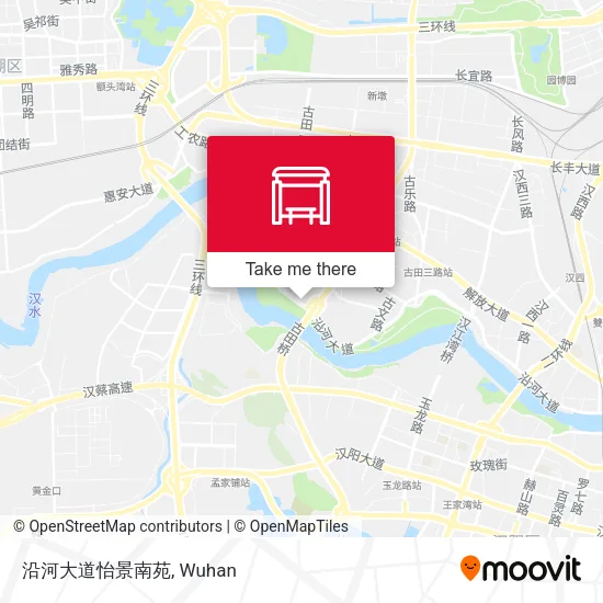 沿河大道怡景南苑 map