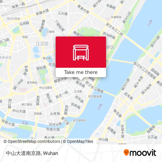 中山大道南京路 map