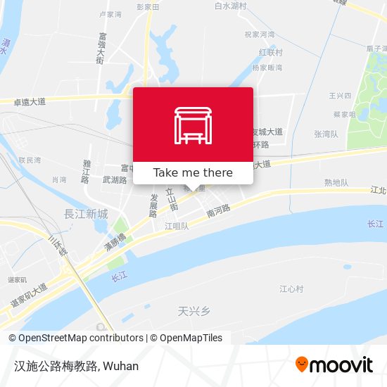 汉施公路梅教路 map