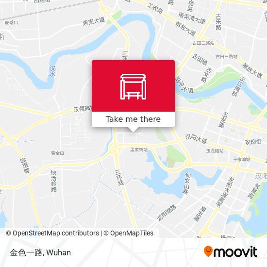 金色一路 map