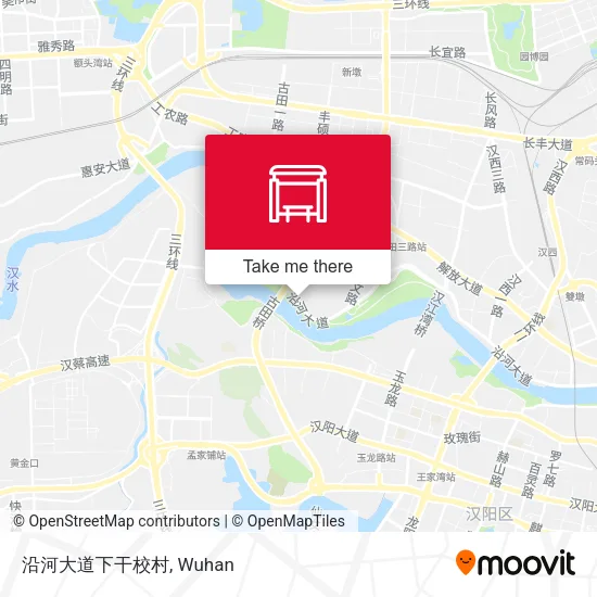 沿河大道下干校村 map