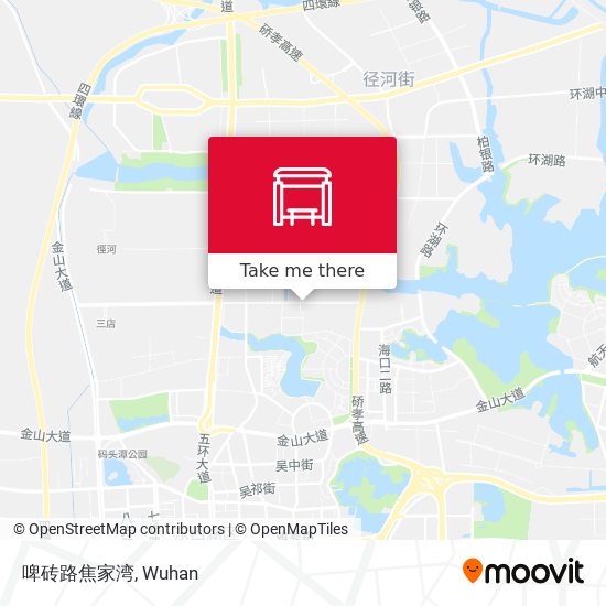 啤砖路焦家湾 map