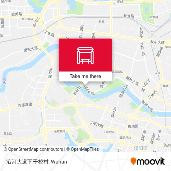 沿河大道下干校村 map
