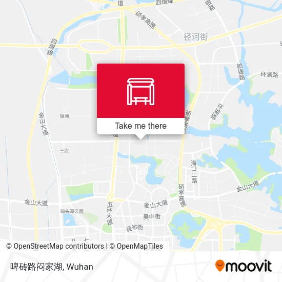 啤砖路闷家湖 map