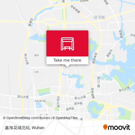 鑫海花城北站 map