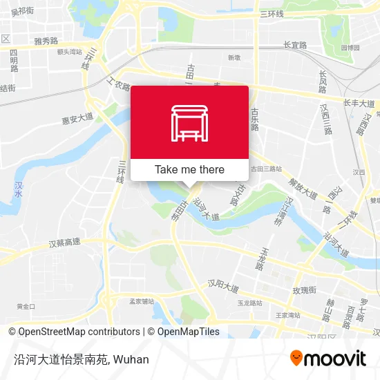 沿河大道怡景南苑 map