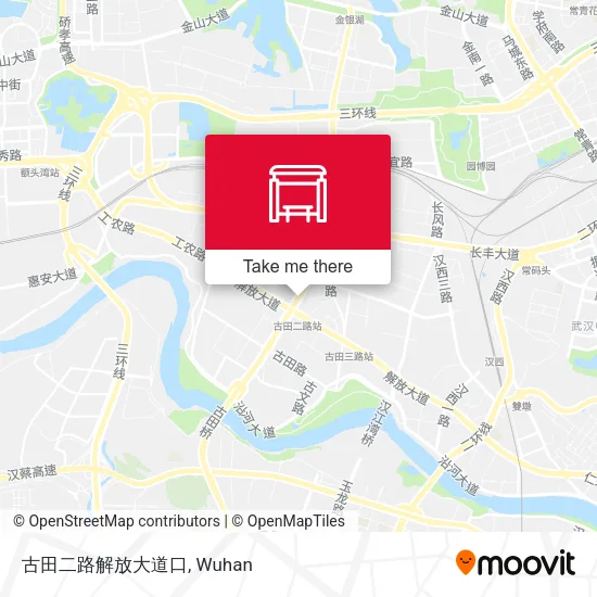 古田二路解放大道口 map
