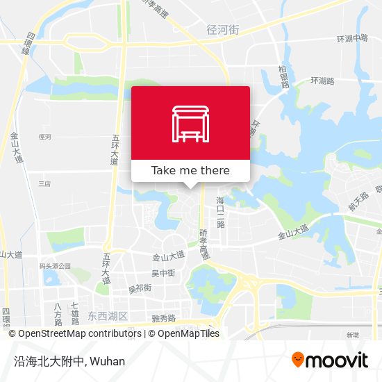 沿海北大附中 map
