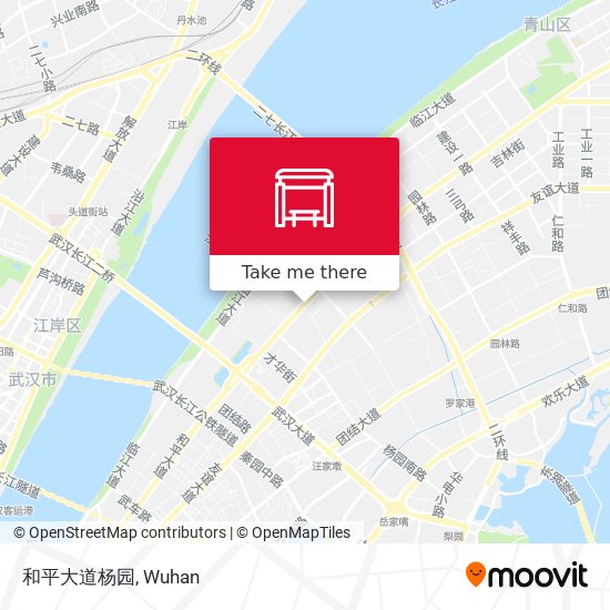 和平大道杨园 map
