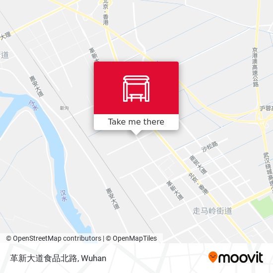 革新大道食品北路 map
