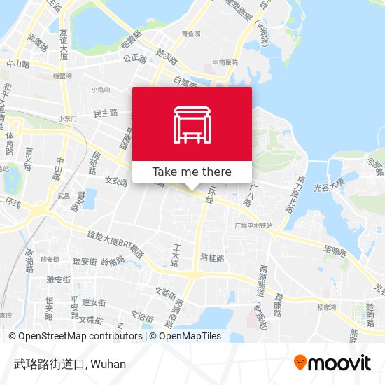 武珞路街道口 map