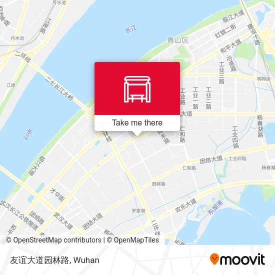 友谊大道园林路 map