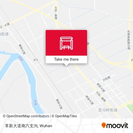 革新大道南六支沟 map