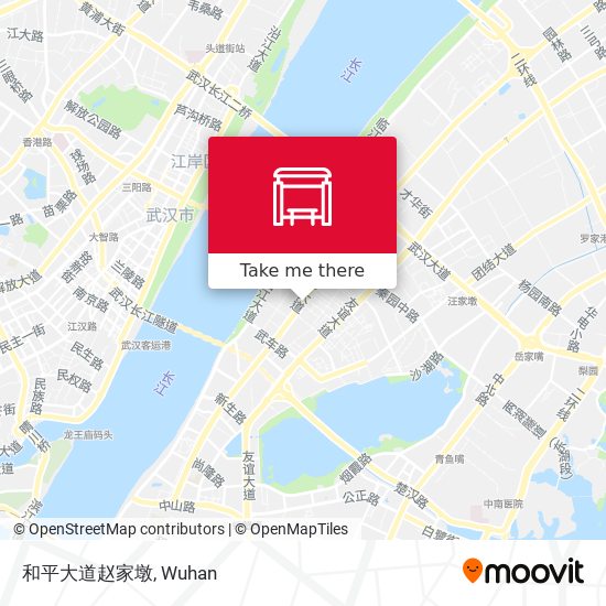 和平大道赵家墩 map