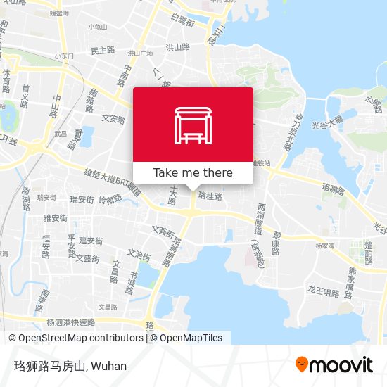 珞狮路马房山 map