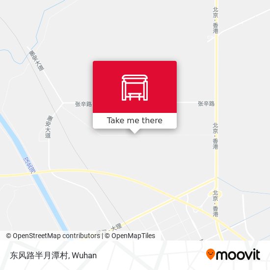东风路半月潭村 map