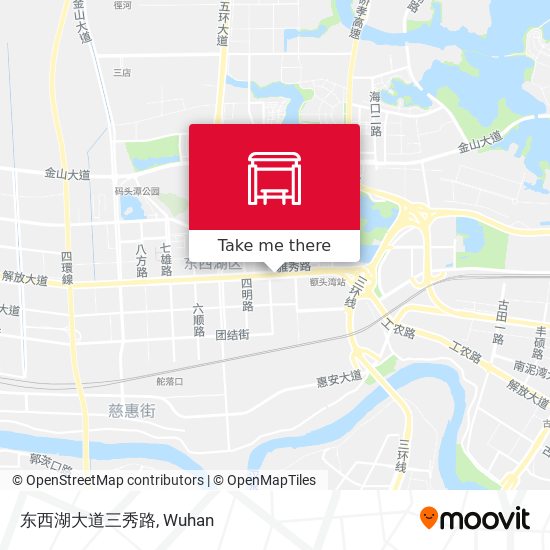 东西湖大道三秀路 map