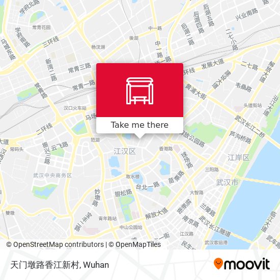 天门墩路香江新村 map