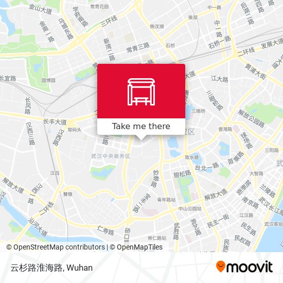 云杉路淮海路 map