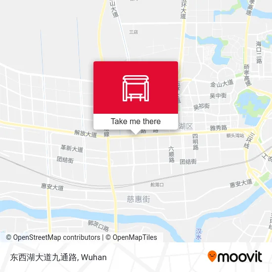 东西湖大道九通路 map