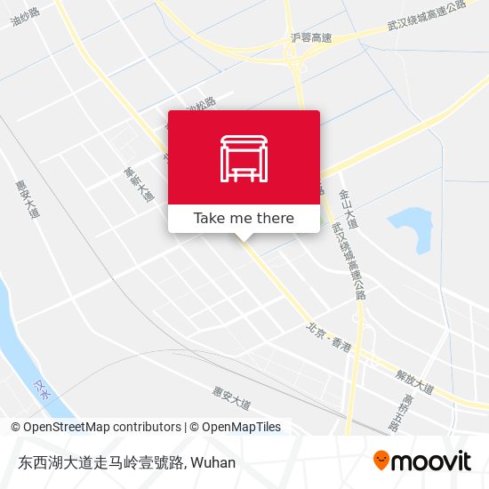 东西湖大道走马岭壹號路 map
