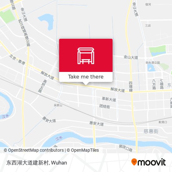 东西湖大道建新村 map