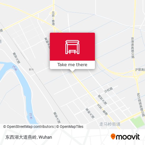 东西湖大道燕岭 map