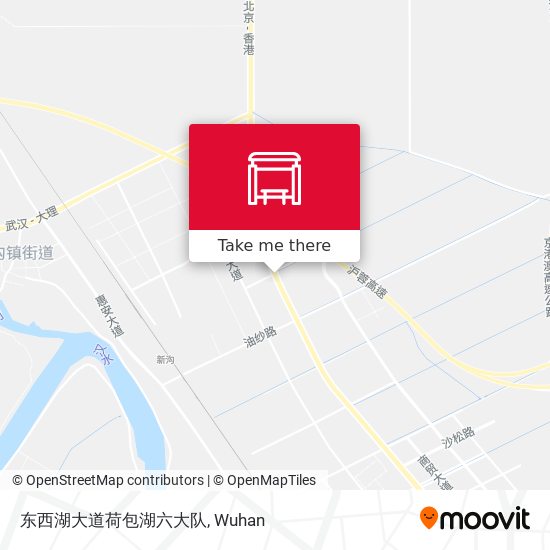 东西湖大道荷包湖六大队 map