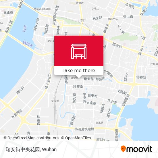 瑞安街中央花园 map