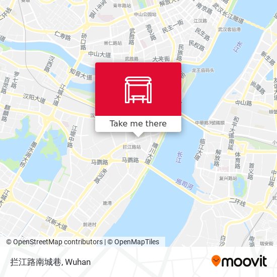 拦江路南城巷 map