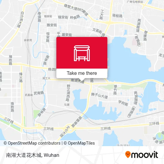 南湖大道花木城 map