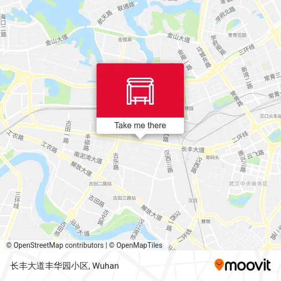 长丰大道丰华园小区 map