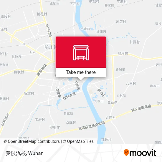 黄陂汽校 map